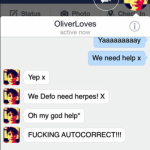 autocorrect fails-herpes